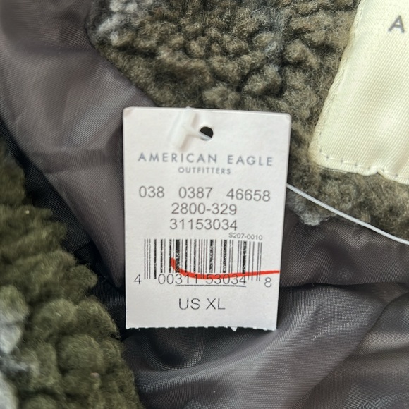 American Eagle Outfitters Camo Sherpa coat xl - Picture 10 of 11
